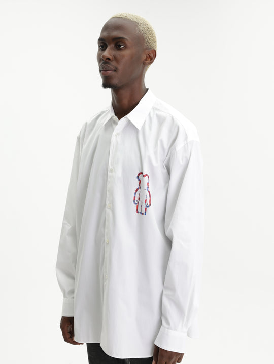 Comme Des Garcons Shirt Medicom Toy Print White