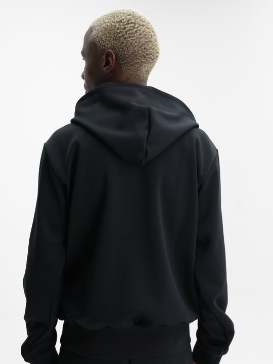 Comme Des Garcons Sweater Zipped Hoody Black