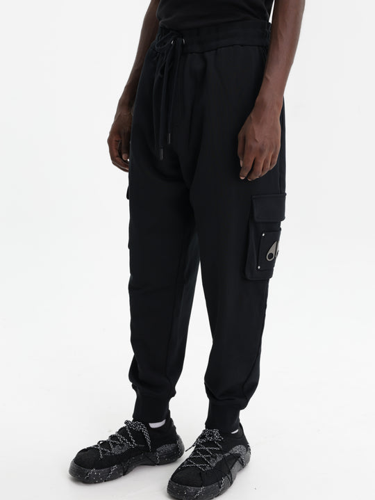 Moose Knuckles Track Pants Cargo Hartsfield Black