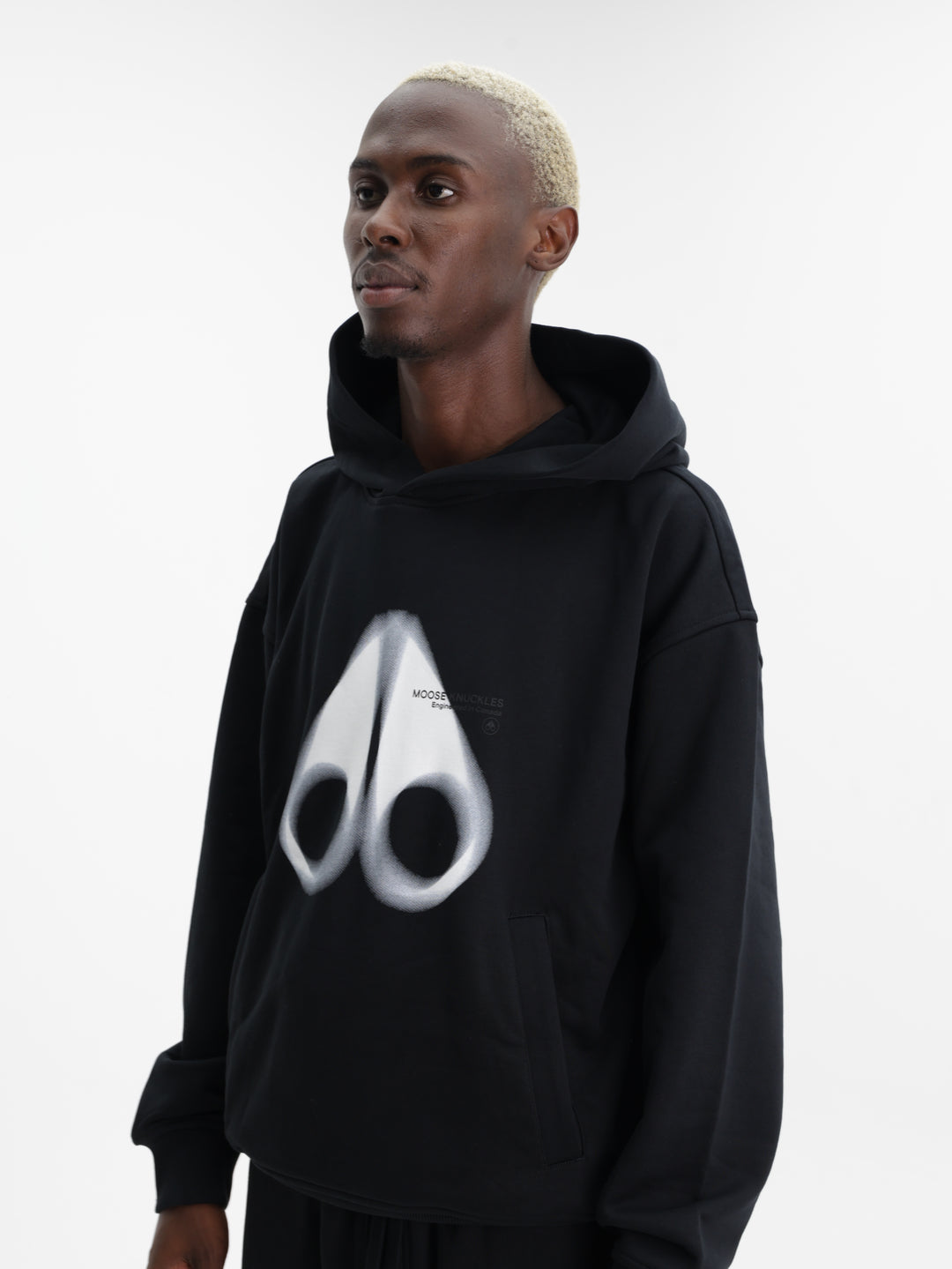 Moose Knuckles Hoodie Maurice Popover Black