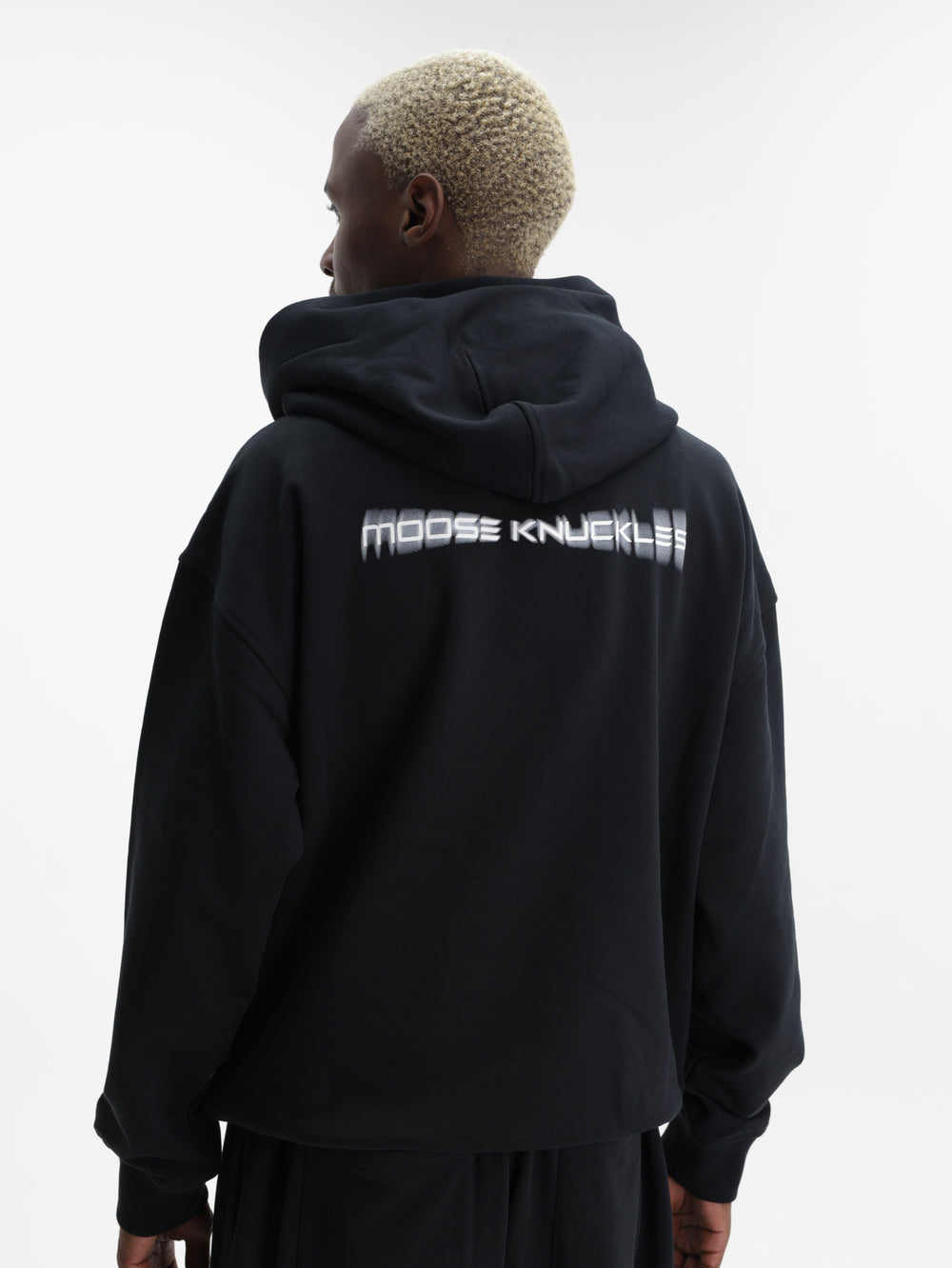 Moose Knuckles Hoodie Maurice Popover Black