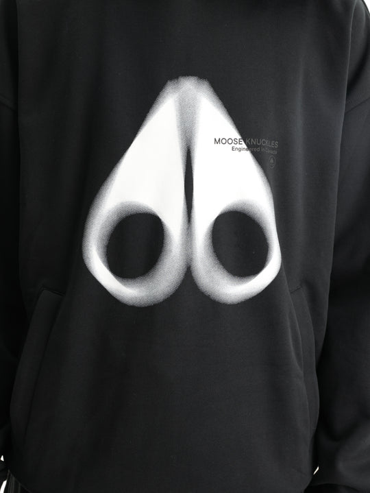 Moose Knuckles Hoodie Maurice Popover Black