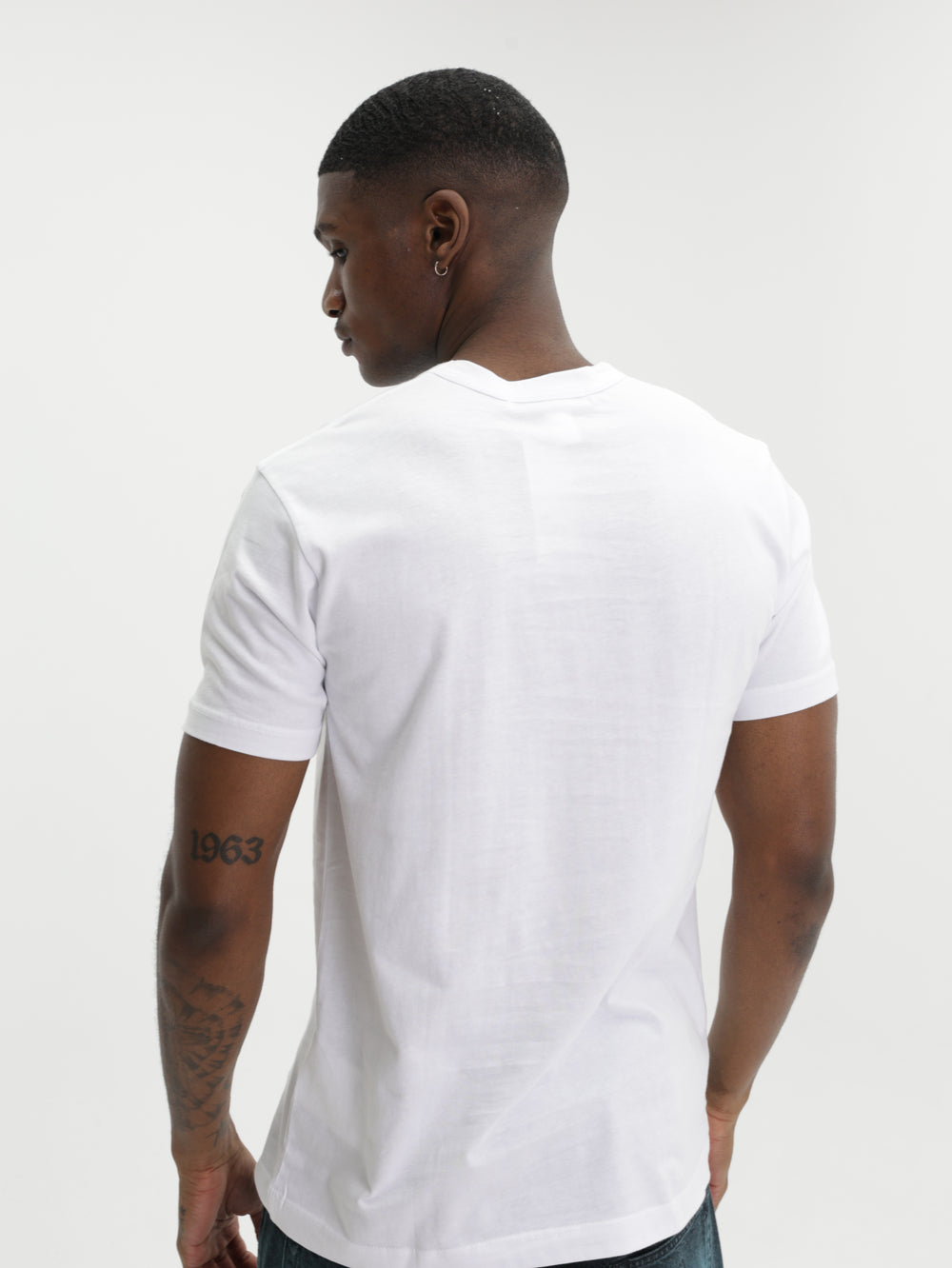 Comme Des Garcons T-Shirt Chest Logo White