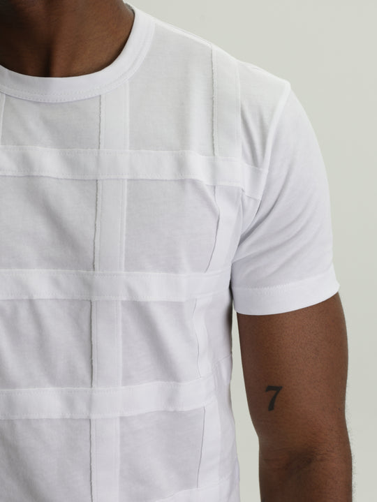 Comme Des Garcons T-Shirt Lattice White