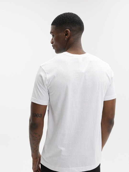 Comme Des Garcons T-Shirt Checkered White