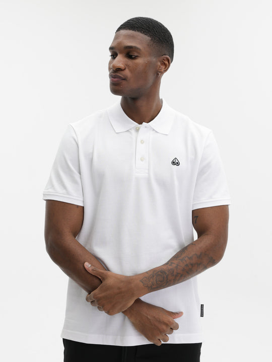 Moose Knuckles Pikue Polo White