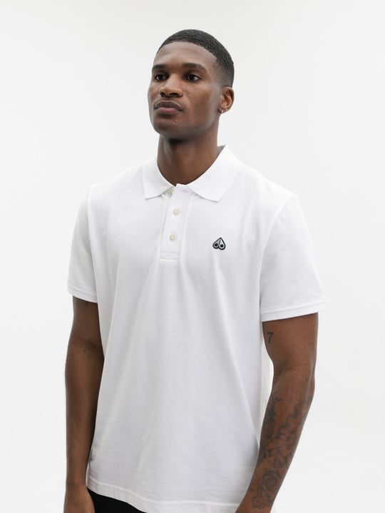 Moose Knuckles Pikue Polo White
