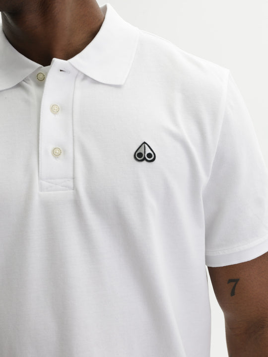 Moose Knuckles Pikue Polo White