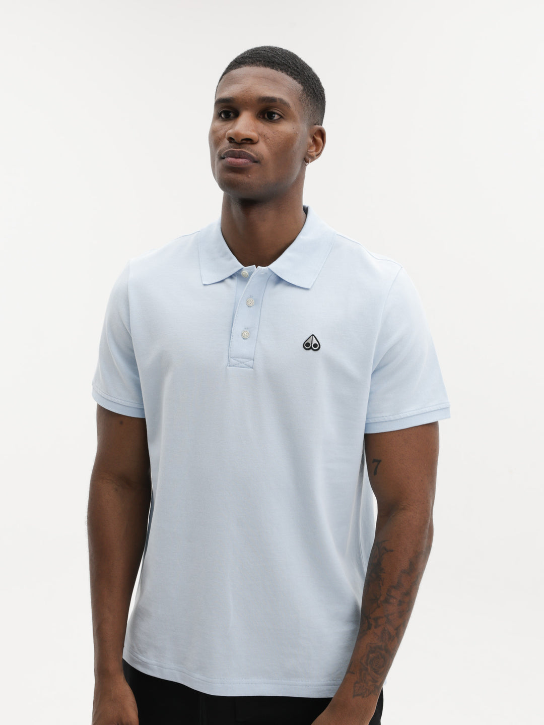 Moose Knuckles Pikue Polo Sky