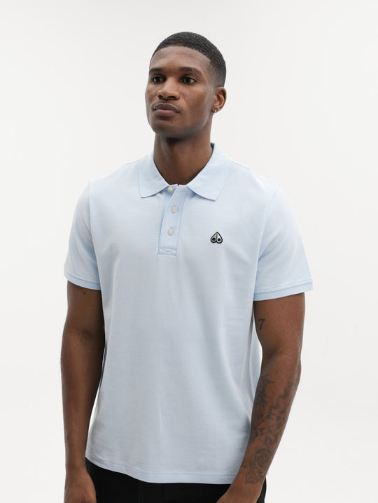 Moose Knuckles Pikue Polo Sky