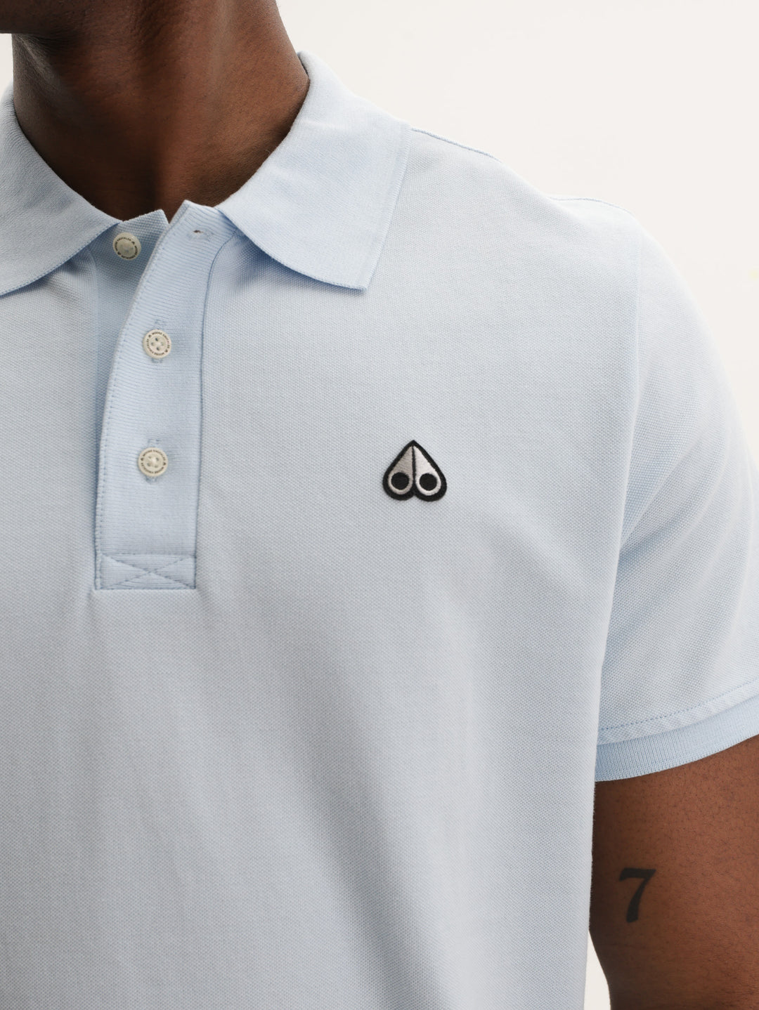 Moose Knuckles Pikue Polo Sky
