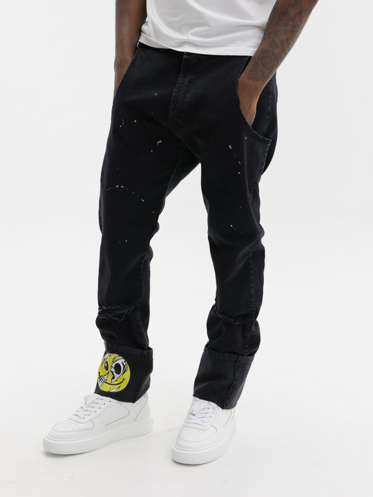 Massimo Sabbadin Denim Pants Black