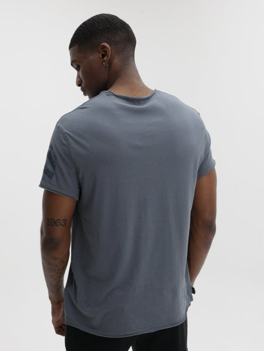 Zadig & Voltaire V Neck Buttons On Collar Grey