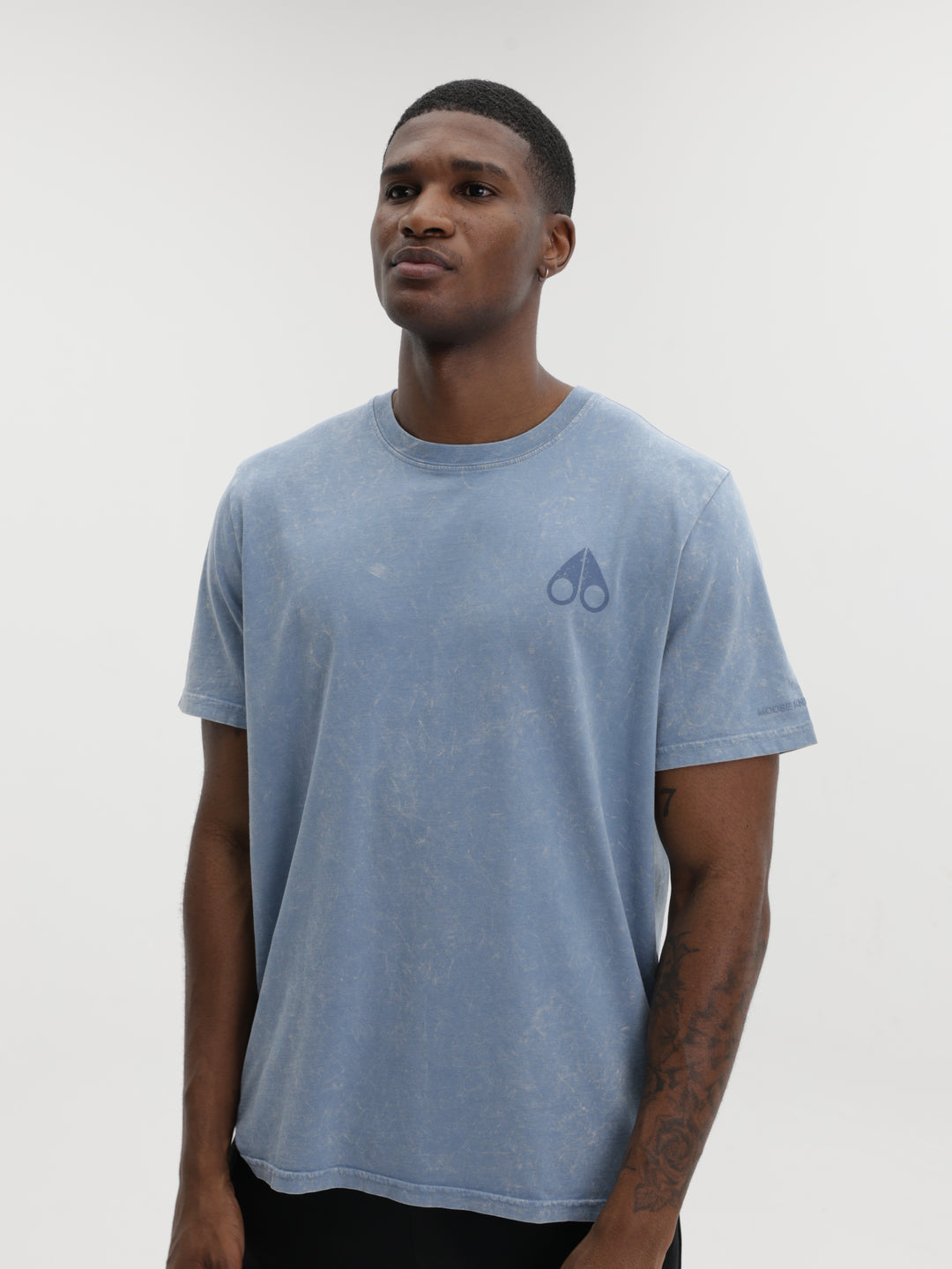 Moose Knuckles Crew Off Island Blue
