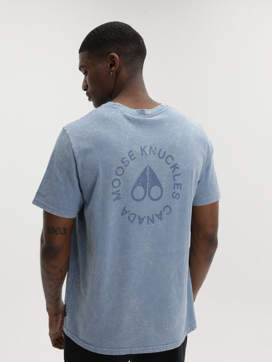 Moose Knuckles Crew Off Island Blue