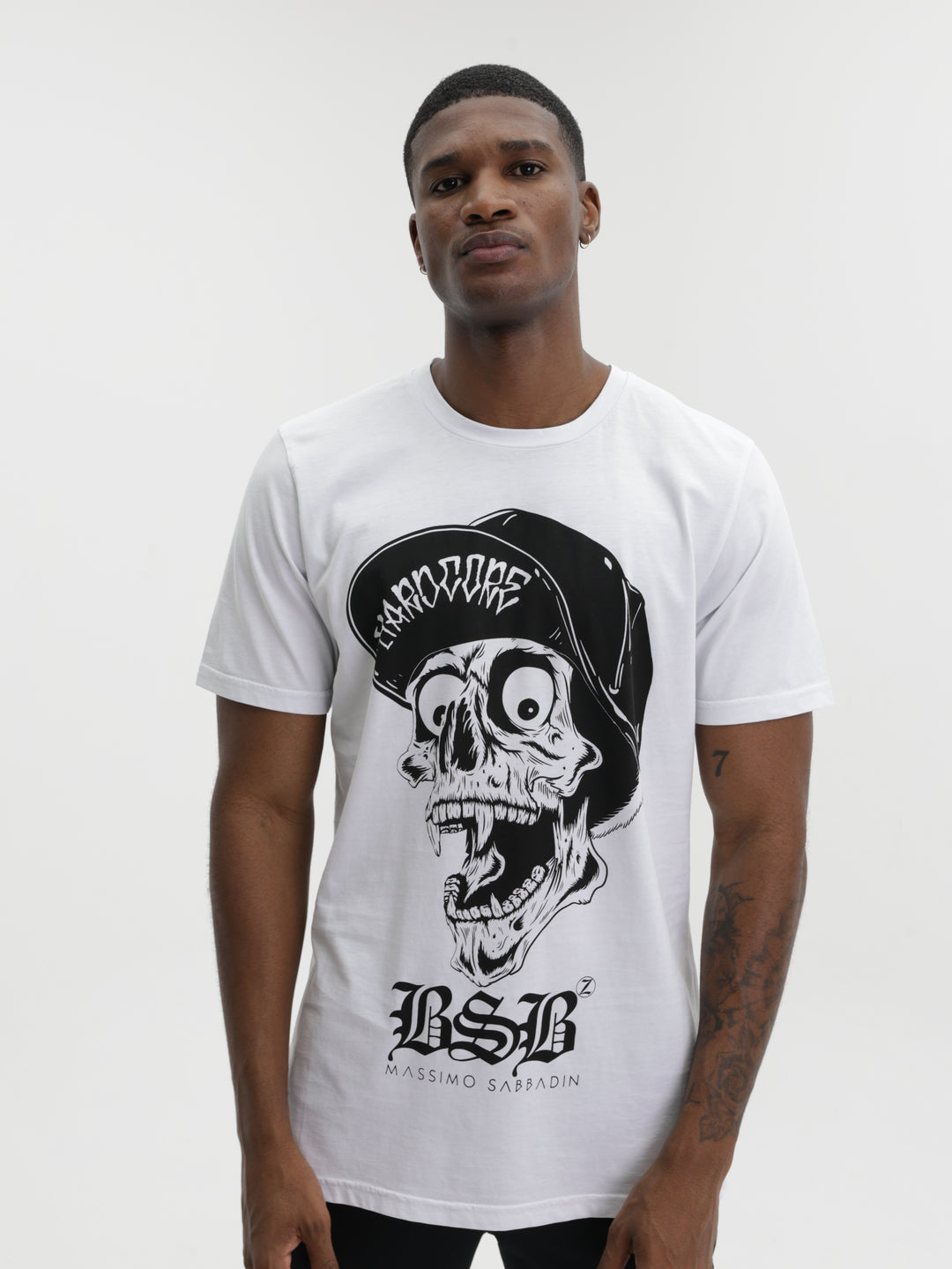 Massimo Sabbadin Crew Graphic Print White