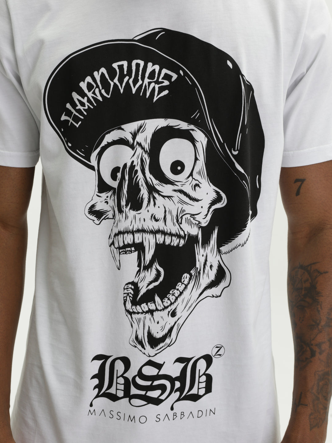 Massimo Sabbadin Crew Graphic Print White