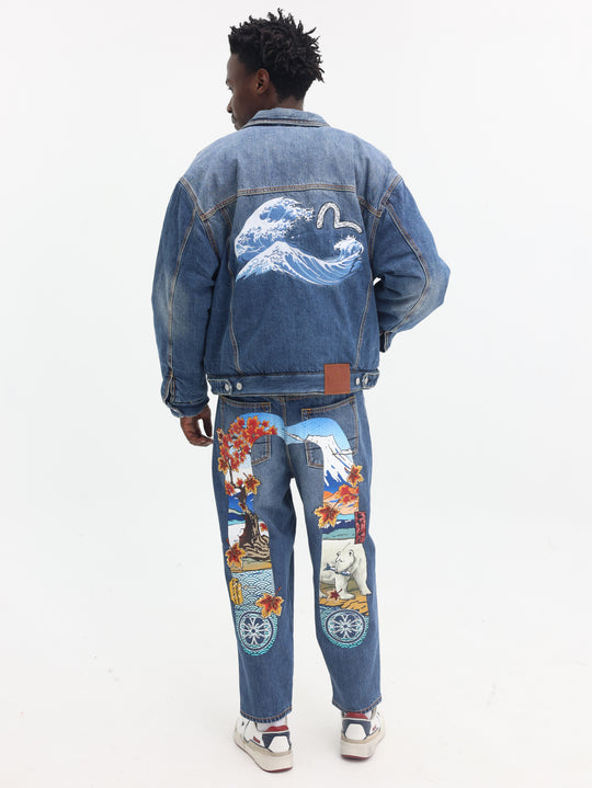 Moose Knuckles  Jeans Evisu X Moose Denim