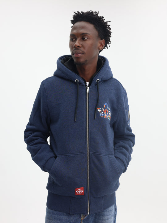 Moose Knuckles Hoody Evisu X Moose Classic Bunny Navy