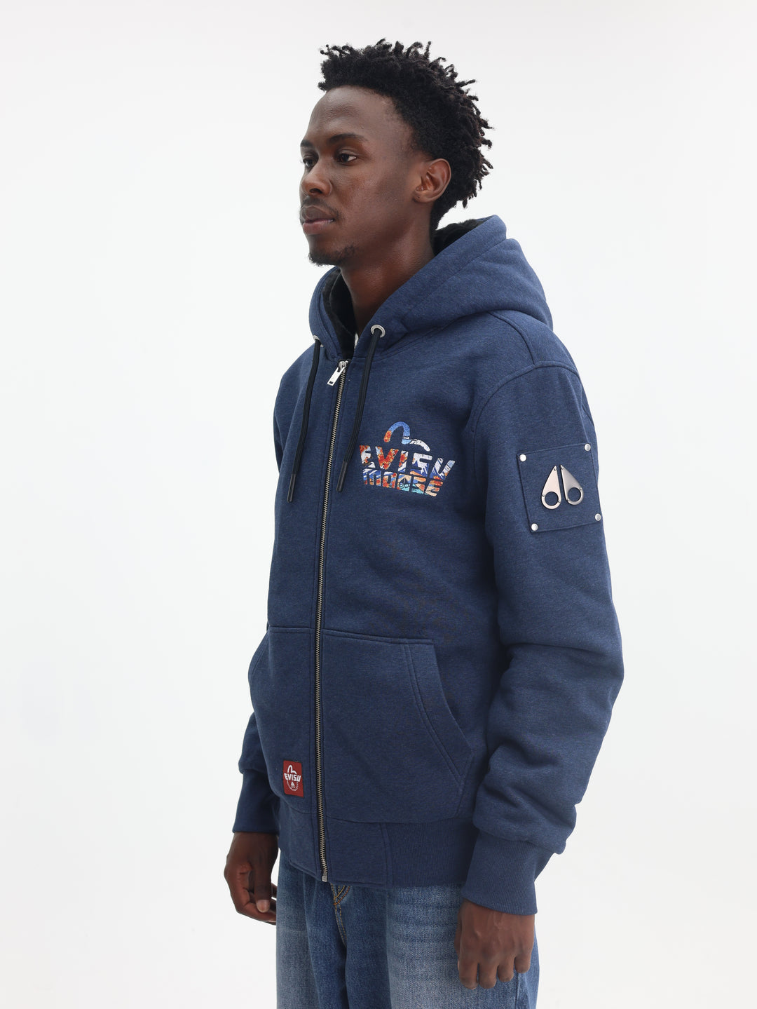 Moose Knuckles Hoody Evisu X Moose Classic Bunny Navy