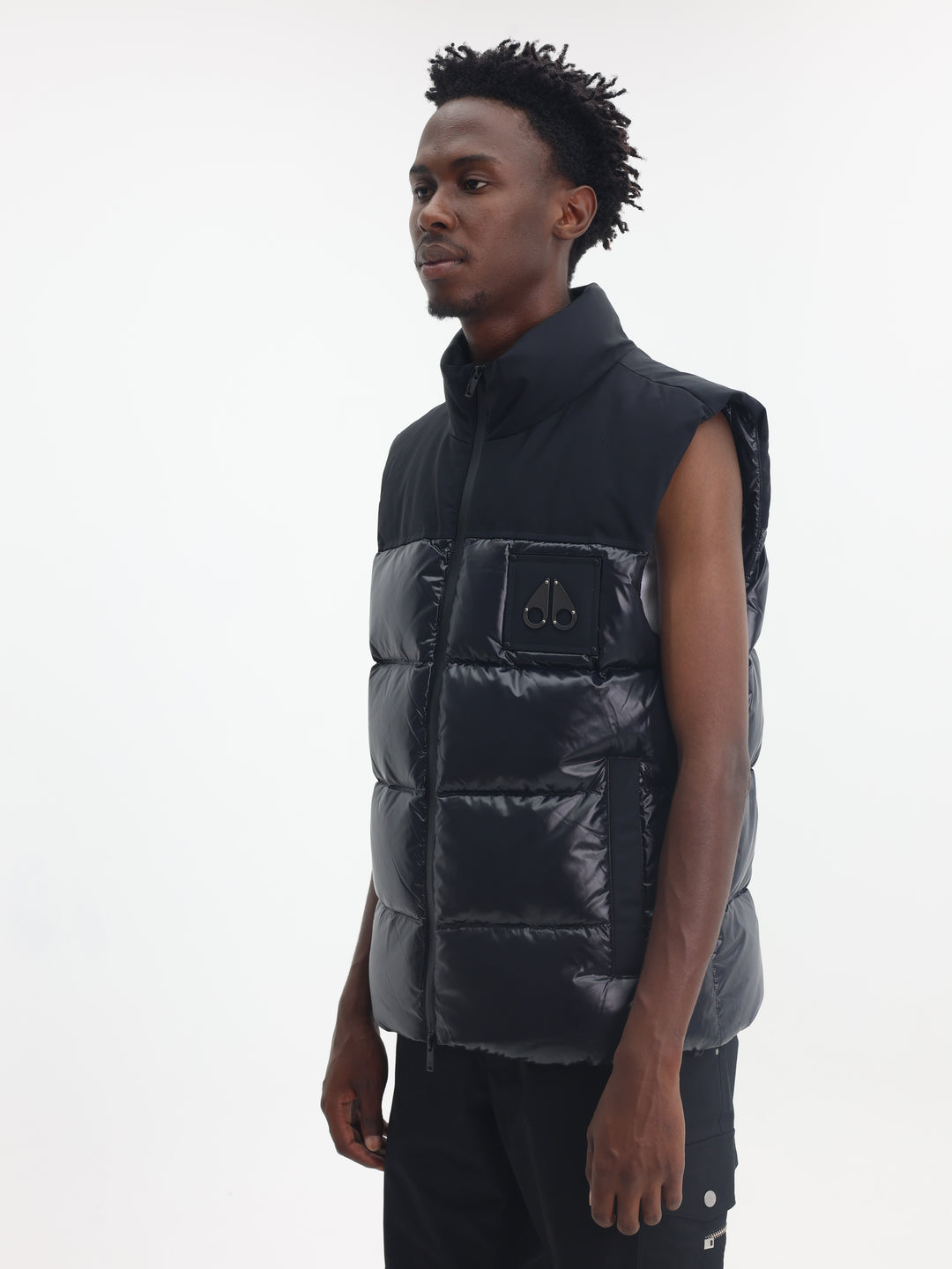 Moose Knuckles Puffer Vest Victory Peak Black