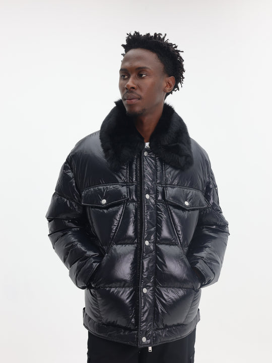 Moose Knuckles Shirt Jacket Briar Black