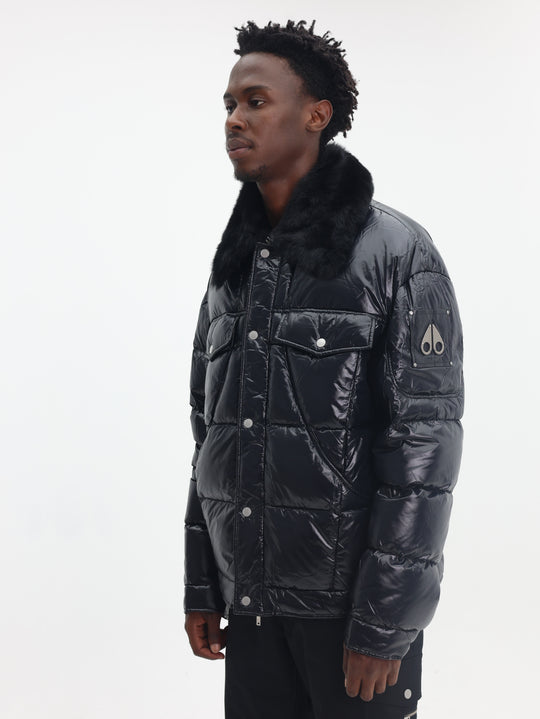 Moose Knuckles Shirt Jacket Briar Black