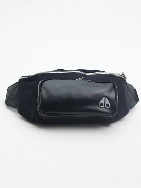 Moose Knuckles Crossbody Bag Logo Hip Black