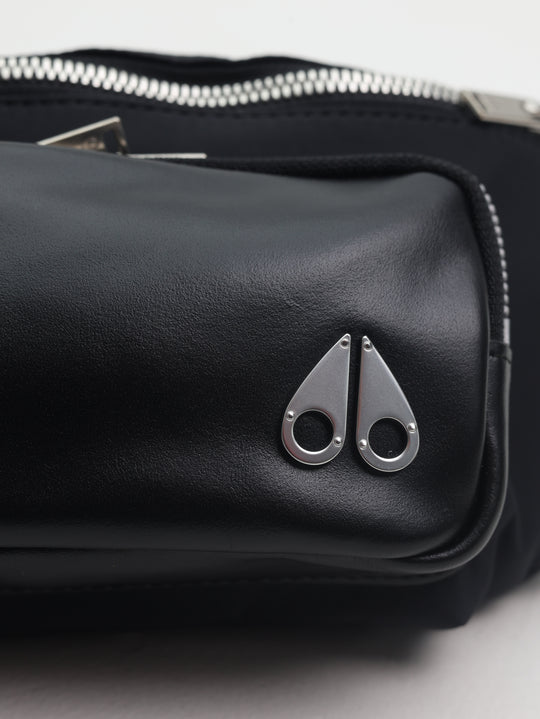 Moose Knuckles Crossbody Bag Logo Hip Black