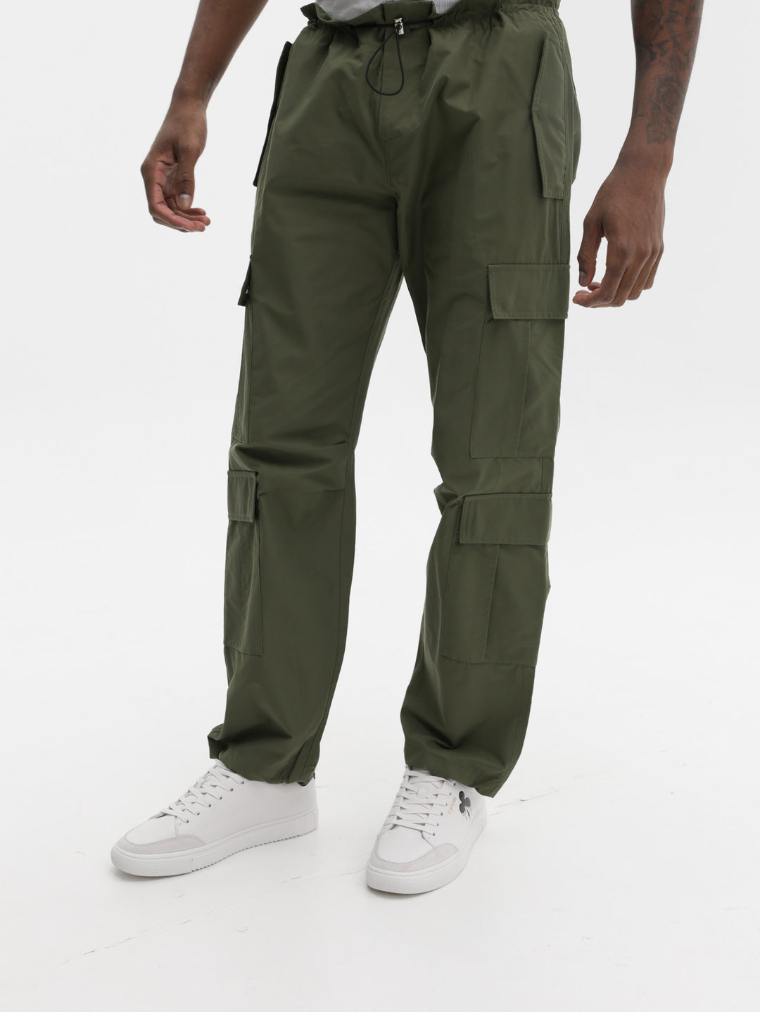 John Richmond Cargo Pants Aki Khaki