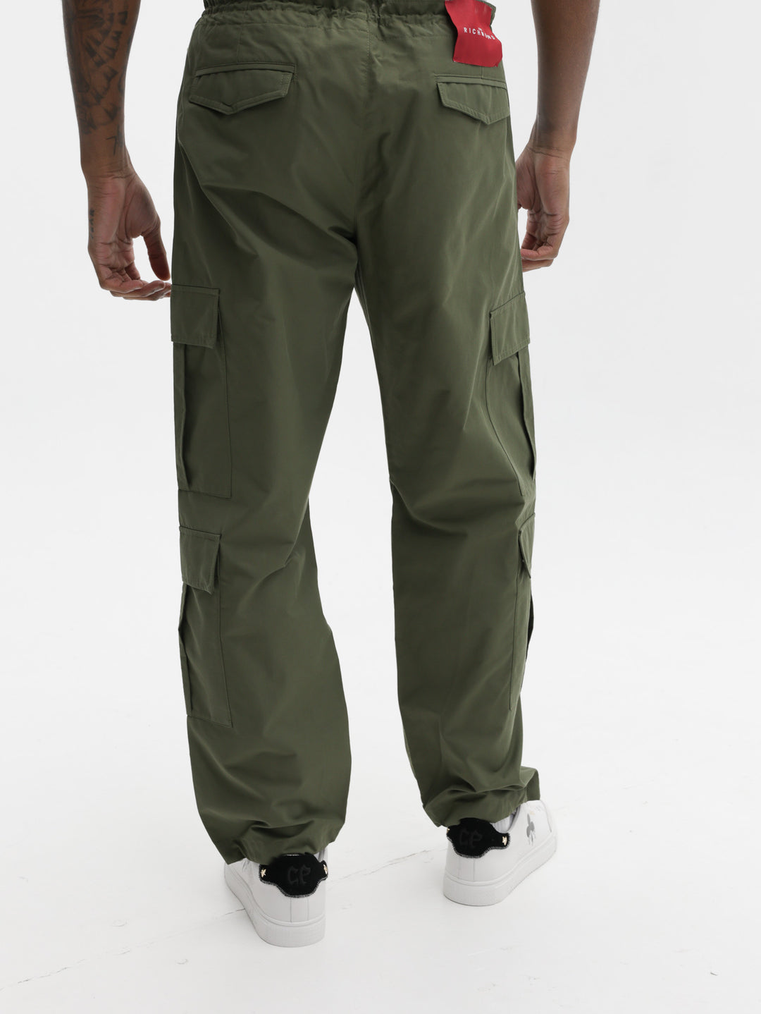 John Richmond Cargo Pants Aki Khaki