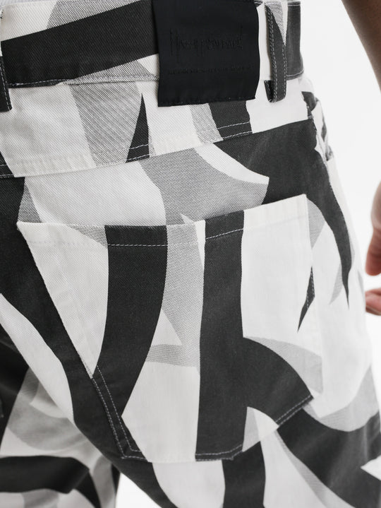 Massimo Sabbadin Pants All Over Print White
