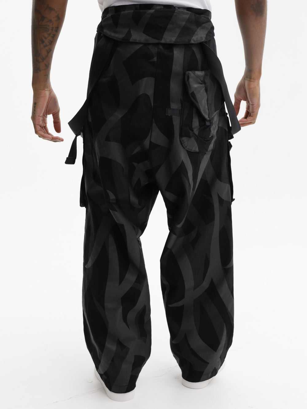Massimo Sabbadin Cargo Pants Aop Black