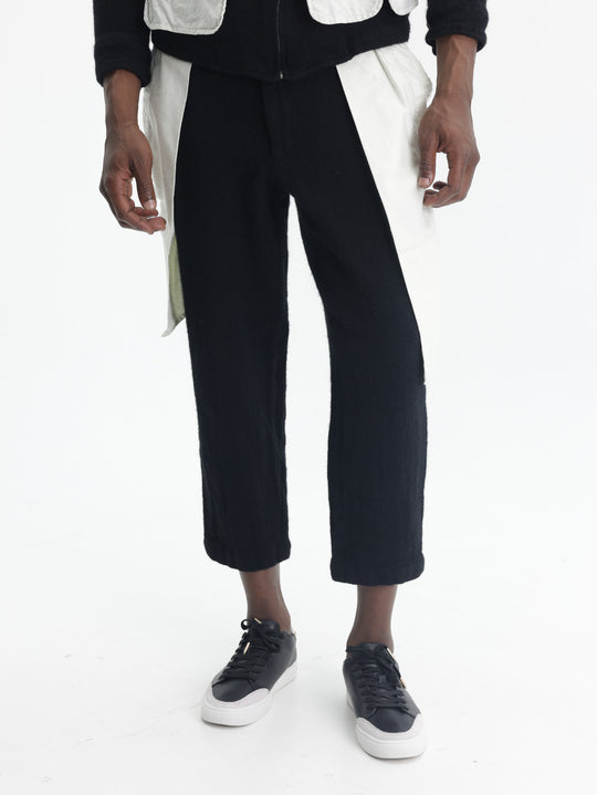 Comme Des Garcons Pants Two Tone Black-White