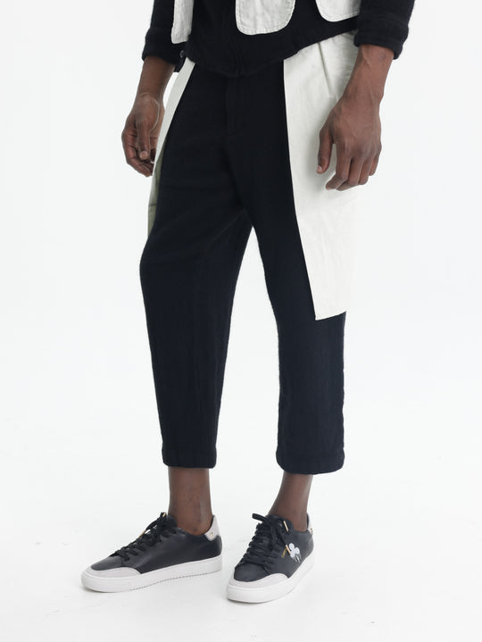 Comme Des Garcons Pants Two Tone Black-White