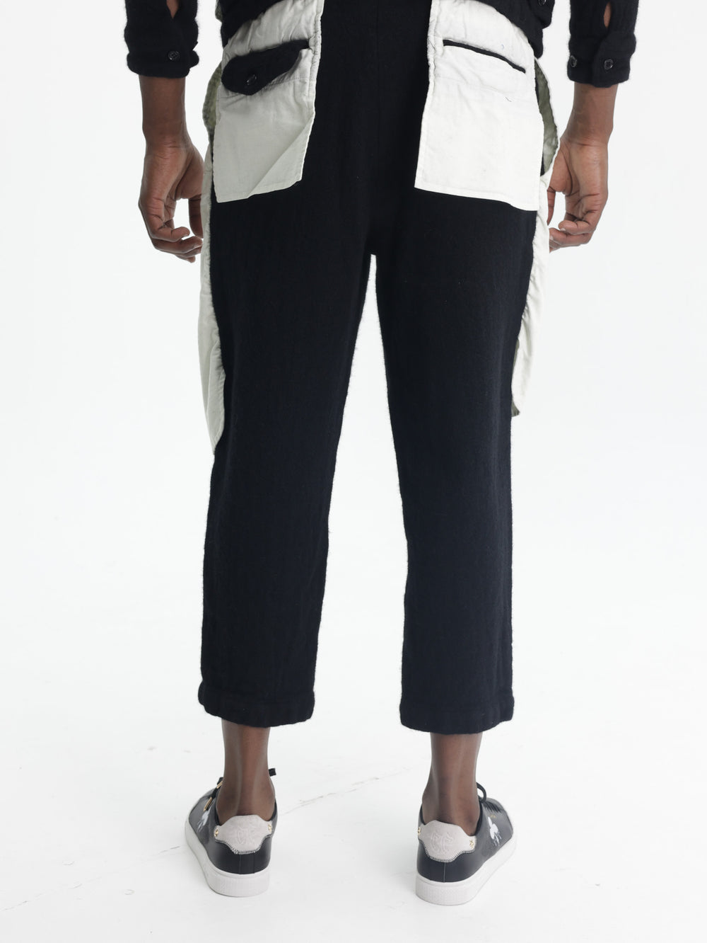 Comme Des Garcons Pants Two Tone Black-White