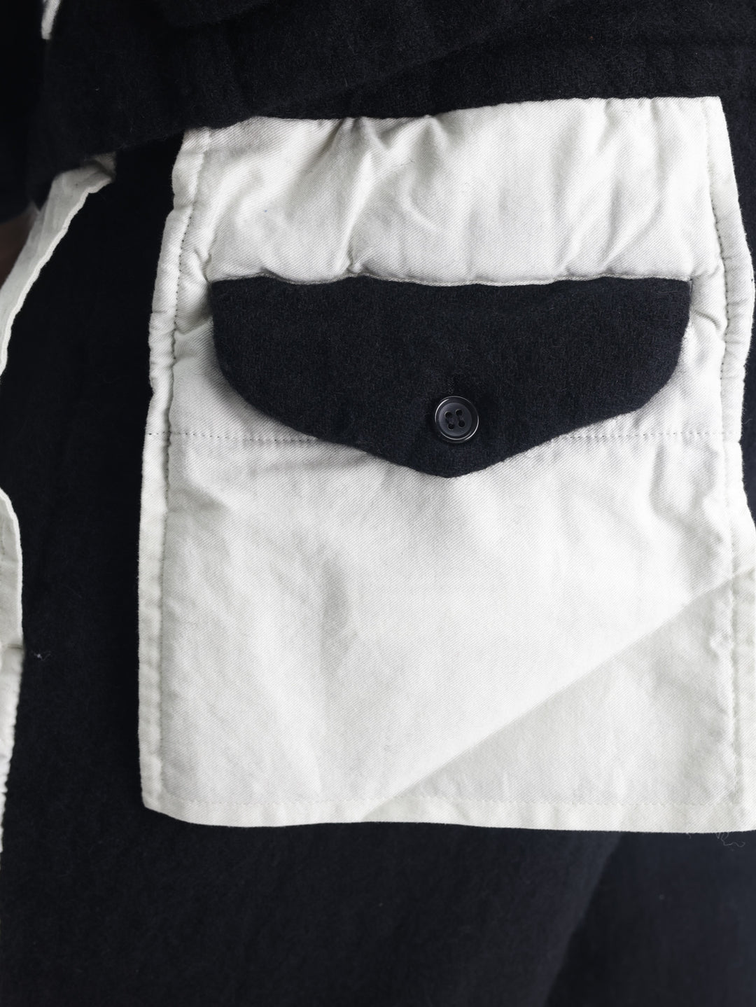 Comme Des Garcons Pants Two Tone Black-White