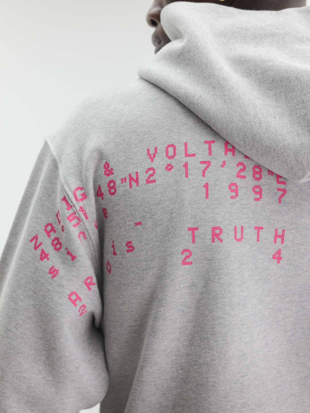 Zadig & Voltaire Sweater Hooded Nils Mo Grey
