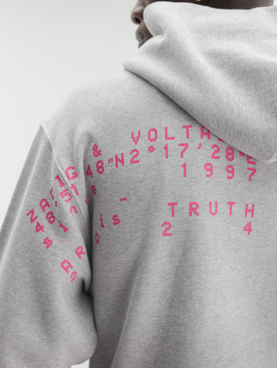 Zadig & Voltaire Sweater Hooded Nils Mo Grey