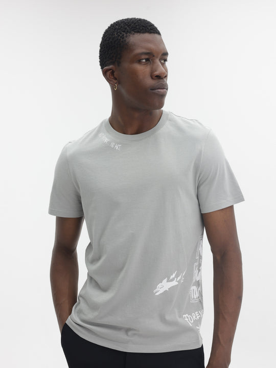 Zadig & Voltaire T-Shirt Ted Tag Grey