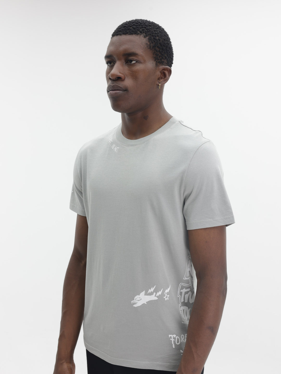 Zadig & Voltaire T-Shirt Ted Tag Grey