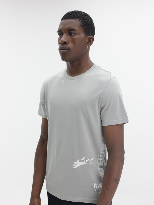 Zadig & Voltaire T-Shirt Ted Tag Grey