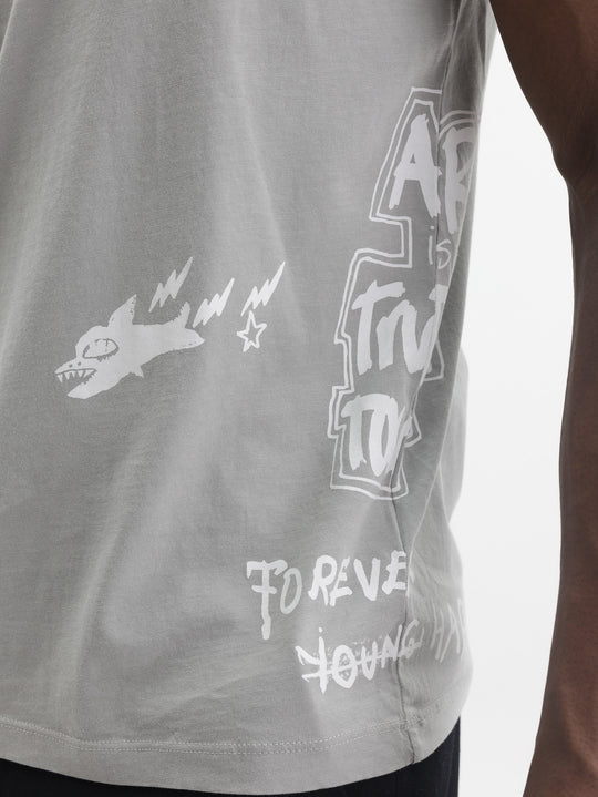 Zadig & Voltaire T-Shirt Ted Tag Grey