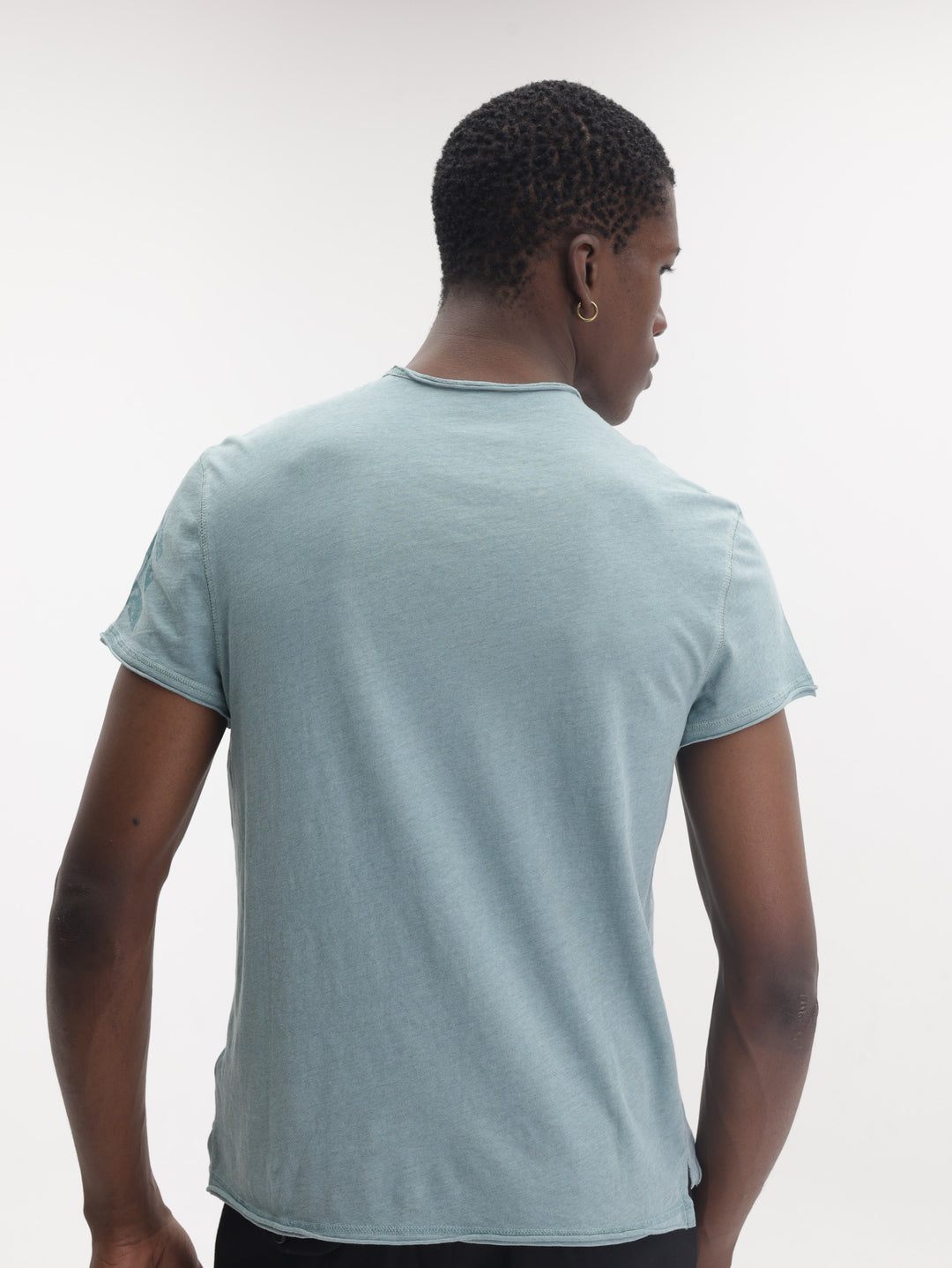 Zadig & Voltaire T-Shirt Monastir Henley Arrow Green