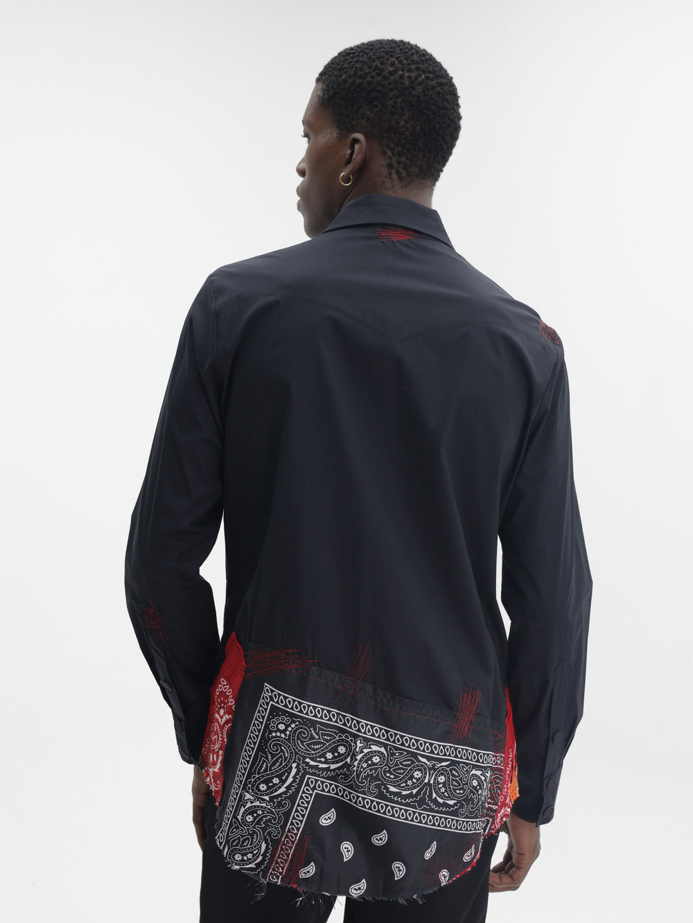 Massimo Sabbadin Shirt Double Pocket Black