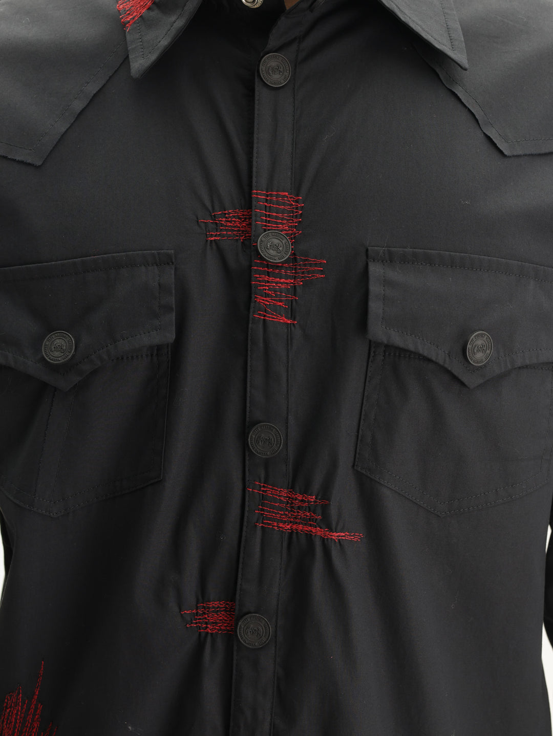 Massimo Sabbadin Shirt Double Pocket Black