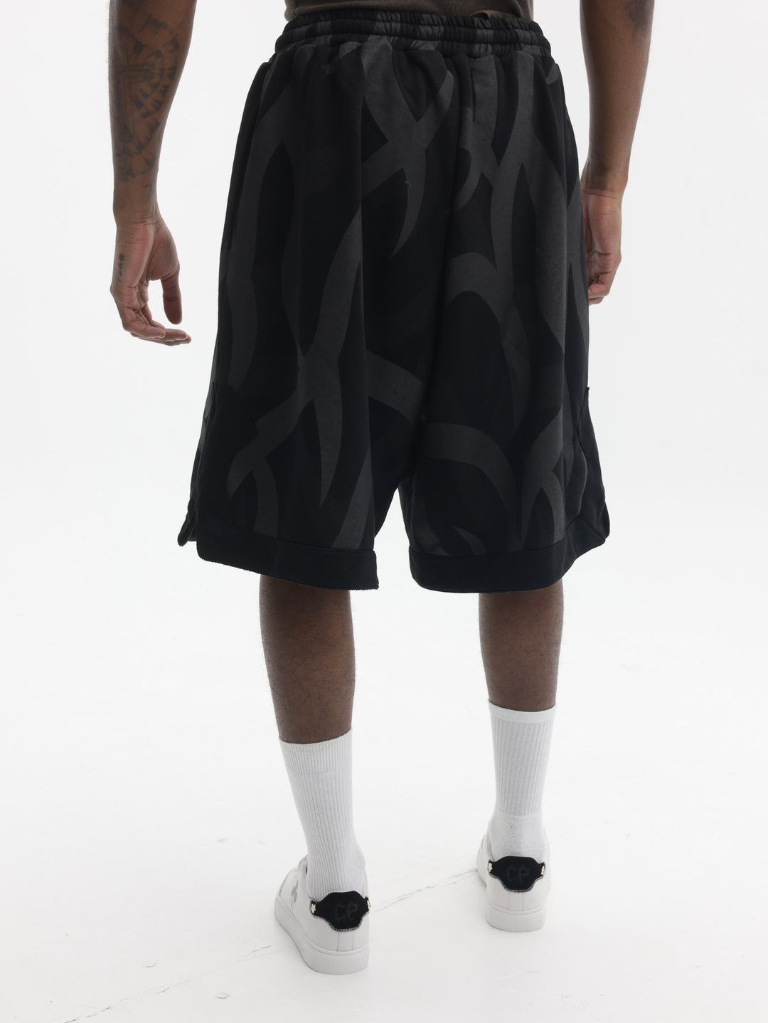 Massimo Sabbadin Shorts All Over Print Black