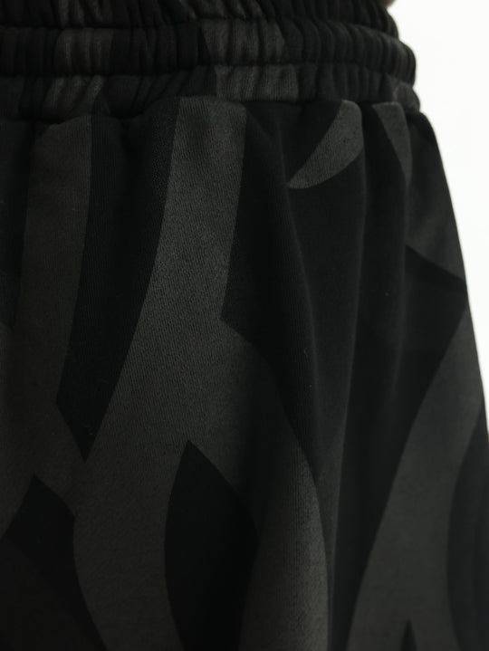 Massimo Sabbadin Shorts All Over Print Black
