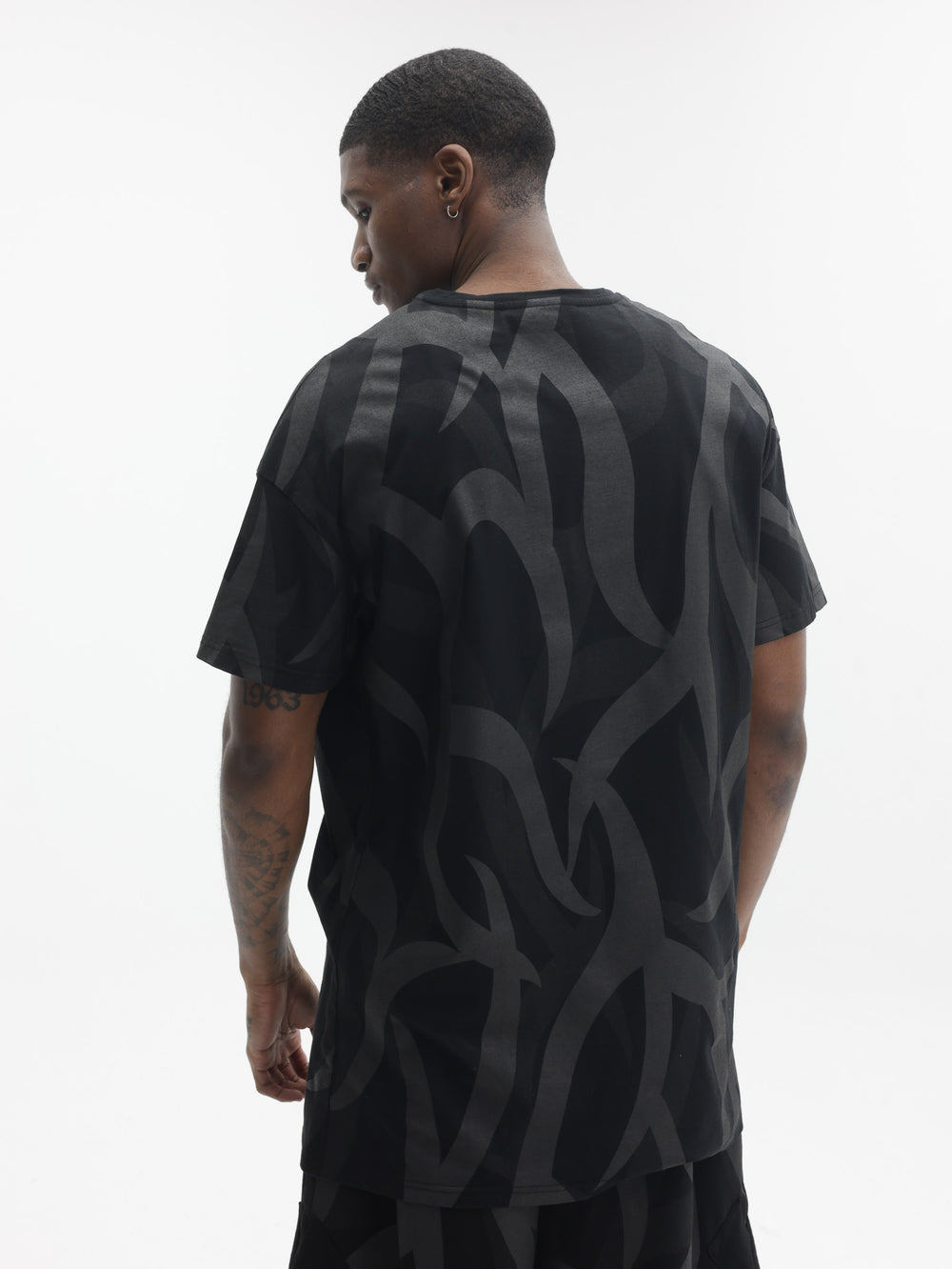 Massimo Sabbadin T-Shirt All Over Print Black