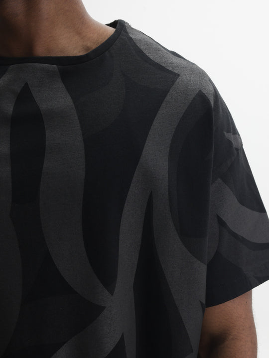 Massimo Sabbadin T-Shirt All Over Print Black